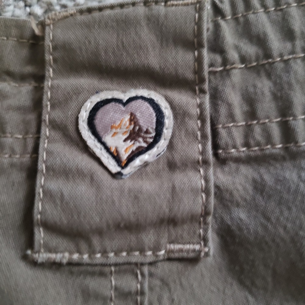 Kuhl Roll Up Convertible‎ Cargo Pants Hiking Travel Outdoor Olive Green Size 10 - Picture 13 of 13